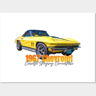 1967 Chevrolet Corvette Stingray Convertible Posters and Art